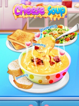 Cheese Soup - Hot Sweet Yummy Food Recipe游戏截图1