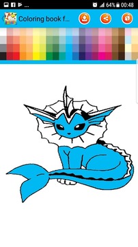 Coloring book for PokemOnster Fans游戏截图1