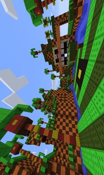 Map Sonic-Parkour for MCPE游戏截图2