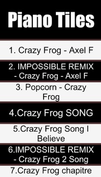 Crazy Frog Piano Tiles Axel F游戏截图3