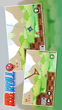 Red Roll Ball Adventure - Jump Ball New Adventure游戏截图2