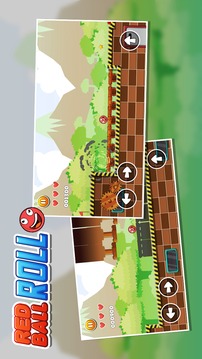 Red Roll Ball Adventure - Jump Ball New Adventure游戏截图3