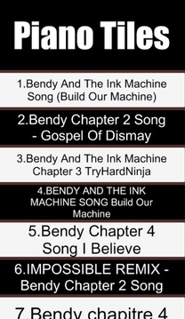 Bendy Ink Machine Piano Tiles游戏截图1