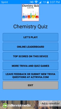 Chemistry Quiz游戏截图3