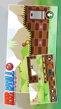 Red Roll Ball Adventure - Jump Ball New Adventure游戏截图1