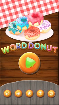 Word Donut 2018- Brain Puzzle Game游戏截图4
