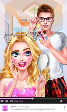 Boyfriend Does My Makeup Salon游戏截图2