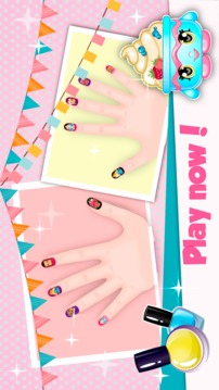 Nail salon shop girl游戏截图2