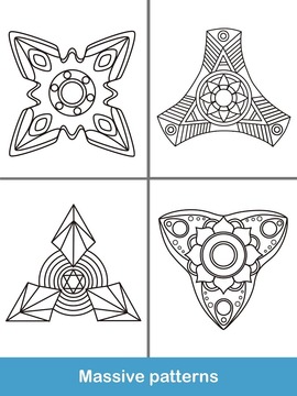 Fidget Spinner Coloring Books游戏截图4