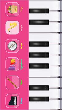 Pink Piano Musical Instruments游戏截图1