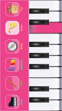 Pink Piano Musical Instruments游戏截图2