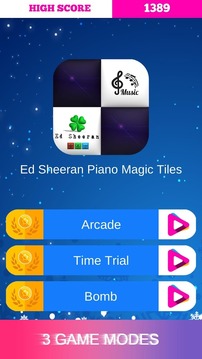 Ed Sheeran Piano Magic Tiles游戏截图3