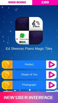 Ed Sheeran Piano Magic Tiles游戏截图4