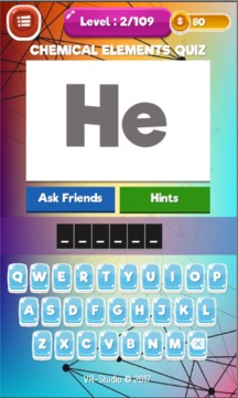 Chemistry Game : Chemical Elements Quiz游戏截图3