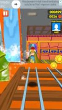 Subway Surf Rail Track Runner游戏截图4