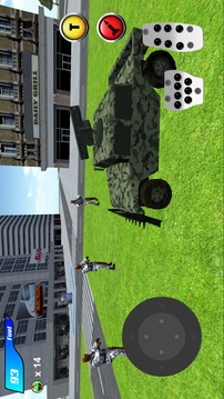 X Ray Robot : Zombie Offroad游戏截图1