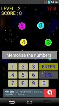 Brain Training : Memorize and Calculate!游戏截图2