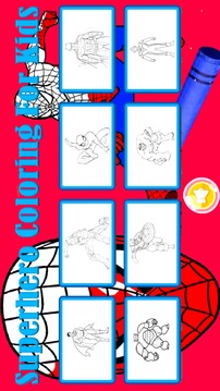 Superhero Coloring For Kids游戏截图3