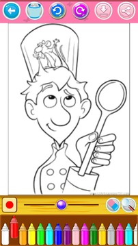 the ratatouille coloringbook游戏截图3