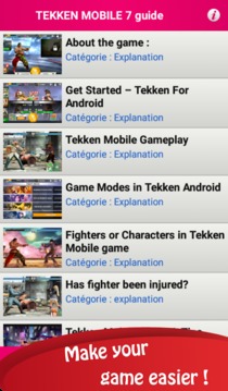 Tekken mobile guide 2018游戏截图4