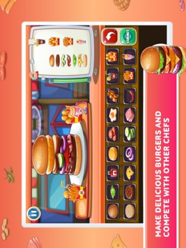 Burger Shop - top cooking game游戏截图2