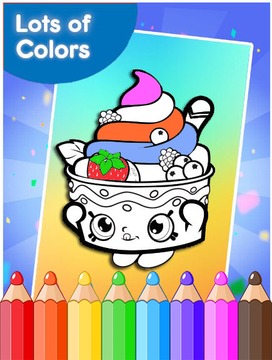 coloring shopkin of shoppies fans游戏截图2