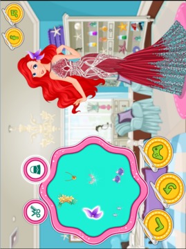 Ariel Mermaid Dress Design游戏截图1