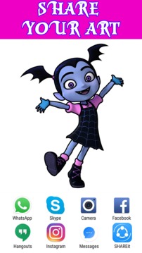 coloring vampirina ballerina vee游戏截图1