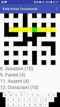 Kwik Kross Crosswords游戏截图5