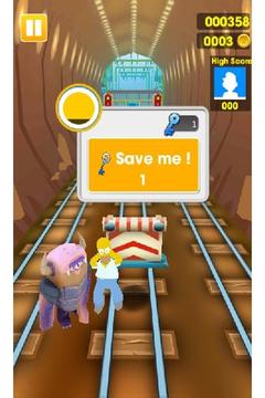 Simpsons™ Dash 3D - Subway Run Surfer游戏截图5