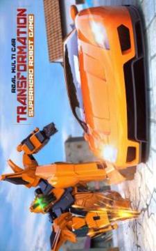 Real Multi Car Transformation Superhero Robot Game游戏截图1