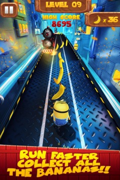 Banana Minion despicable 3D Rush Game游戏截图4