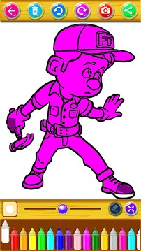 the worlds of amazing ralph coloring for kids游戏截图4