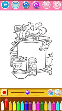 the ratatouille coloringbook游戏截图5