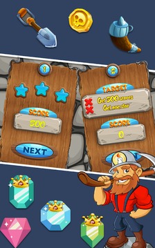 Miner Tycoon Gems: idle Match 3游戏截图1