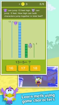 SKIDOS Tilted Birds: Learn Math & Coding, Age 5-11游戏截图4