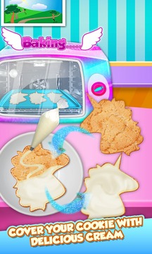 Rainbow Cookies Maker - Unicorn Food Cooking游戏截图2