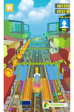 Simpsons™ Dash 3D - Subway Run Surfer游戏截图2