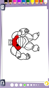 Superhero Coloring For Kids游戏截图2