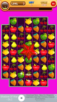 Fruit Mania - Match 3 Game游戏截图1