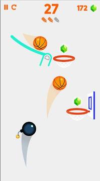 Dunk Line Shot Slam游戏截图1