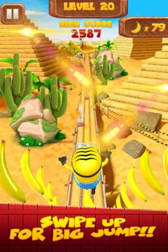 Banana Minion despicable 3D Rush Game游戏截图5