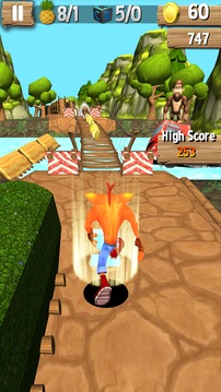 Temple Lost Crash Jungle Run Bandicot游戏截图1