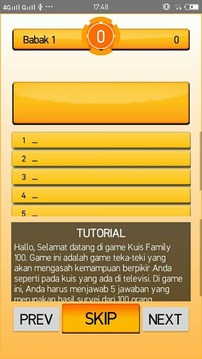 Kuis Survey Family 100 GTV游戏截图1