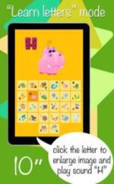 English ABC for kids with animals, no ads游戏截图3