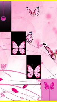 Piano Tiles : Pink Butterfly Piano Tiles游戏截图3