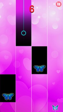 Purple Piano Tiles 2018 - Butterfly游戏截图2