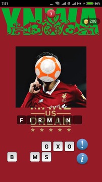 Guess The Football - Liverpool Player游戏截图3