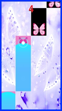 Piano Tiles : Pink Butterfly Piano Tiles游戏截图2