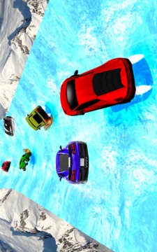涡轮汽车雪赛车隧道游戏截图2